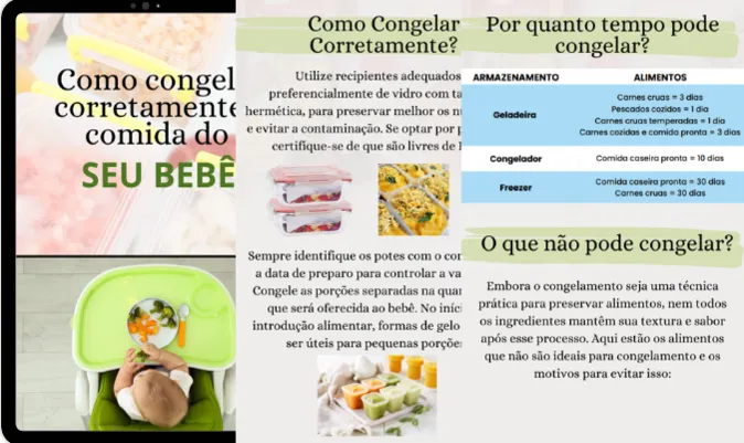 Imagem Como congelar corretamente a comida do seu bebê